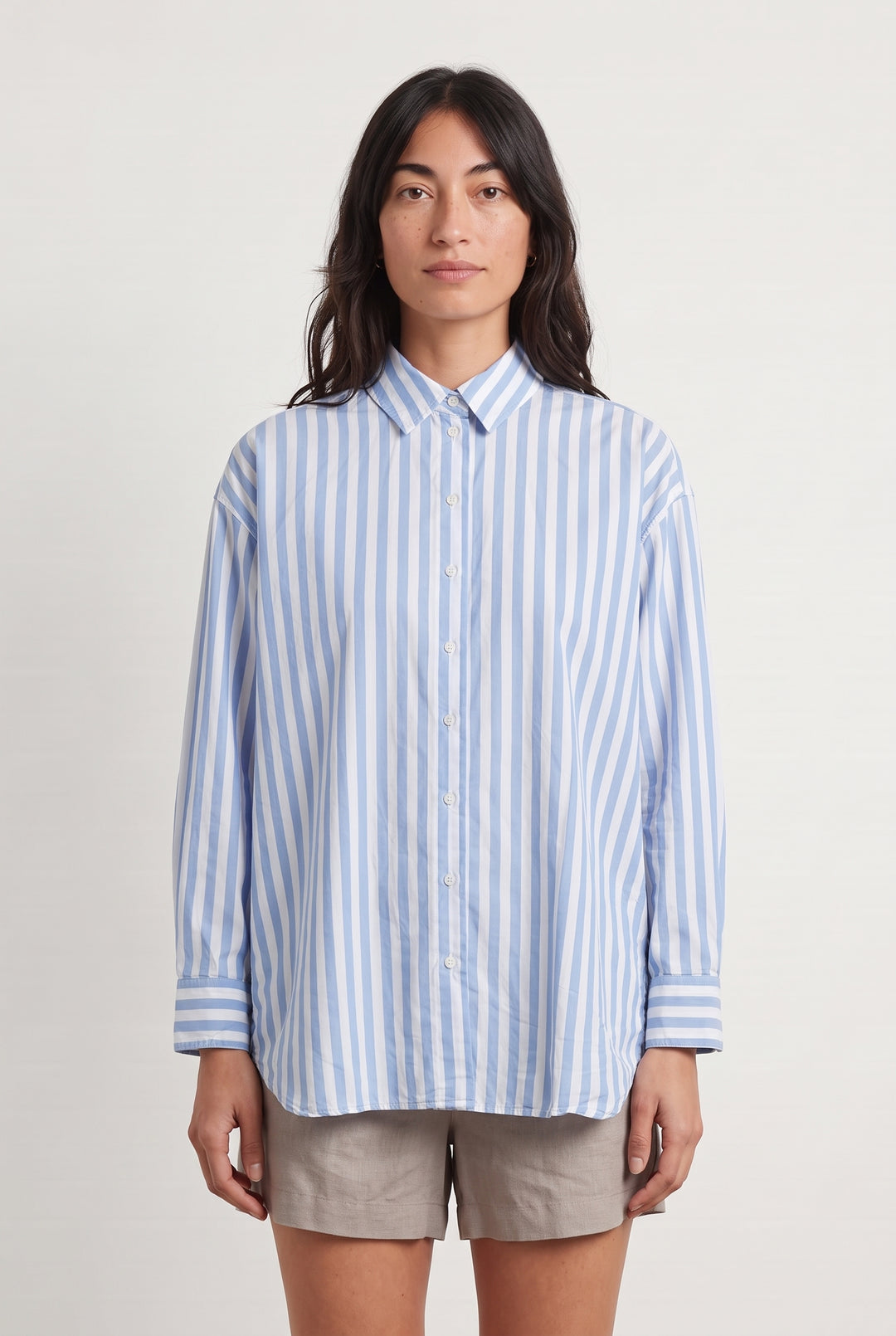 Chemise Rayée Bleue et Blanche - Taille T.U. de la marque ZAPA | PARAD112450 - Vendu par Paradigme - Image 1