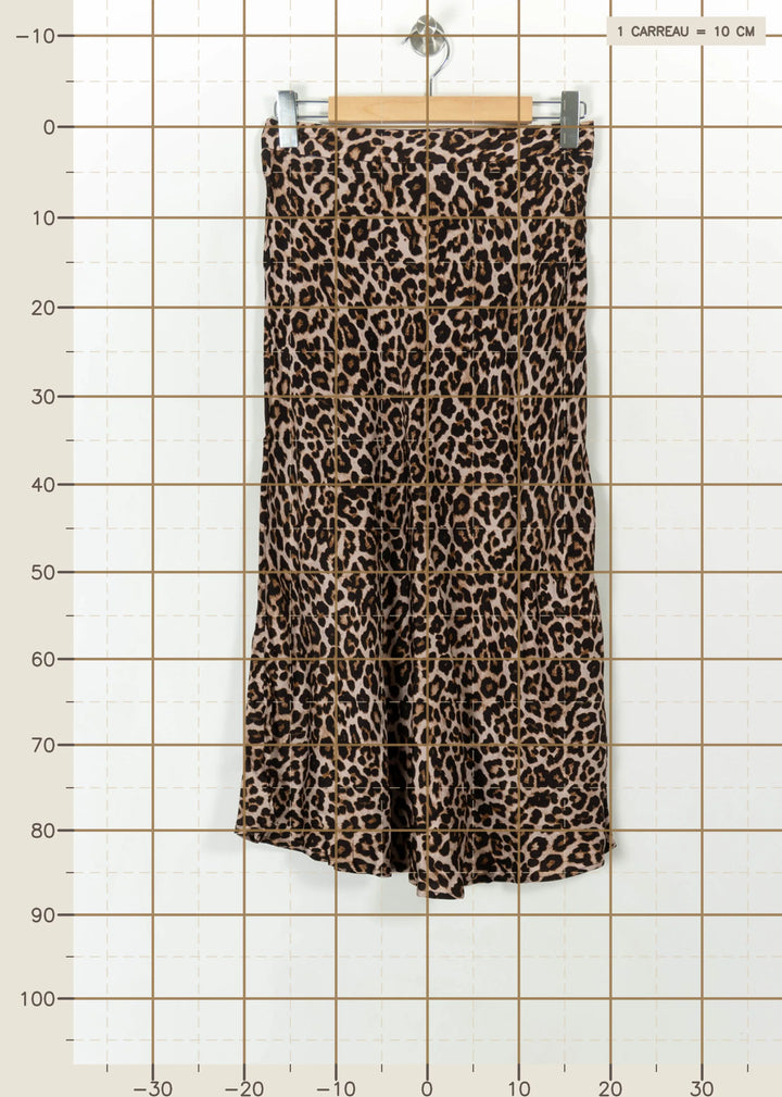 Jupe Midi Léopard - Taille M/38 de la marque La Petite Etoile | PARAD112451 - Vendu par Paradigme - Image 4