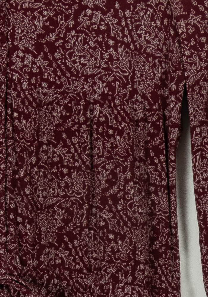Robe Imprimée Bordeaux - Taille XS/34 de la marque Comptoir des Cotonniers | PARAD112460 - Vendu par Paradigme - Image 3