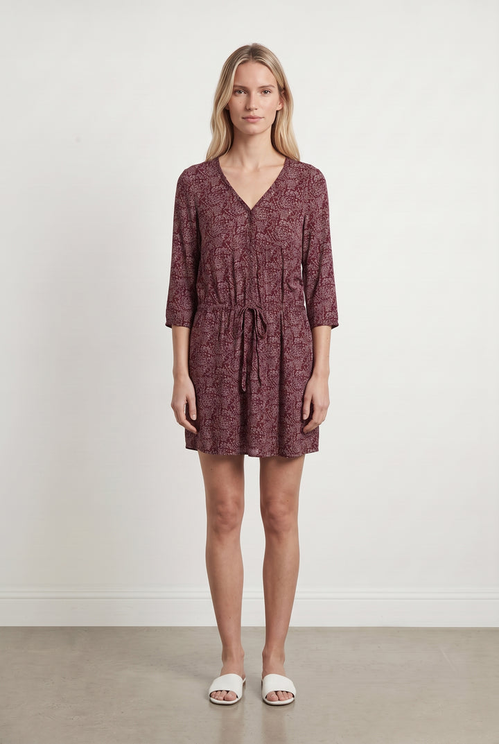 Robe Imprimée Bordeaux - Taille XS/34 de la marque Comptoir des Cotonniers | PARAD112460 - Vendu par Paradigme - Image 1