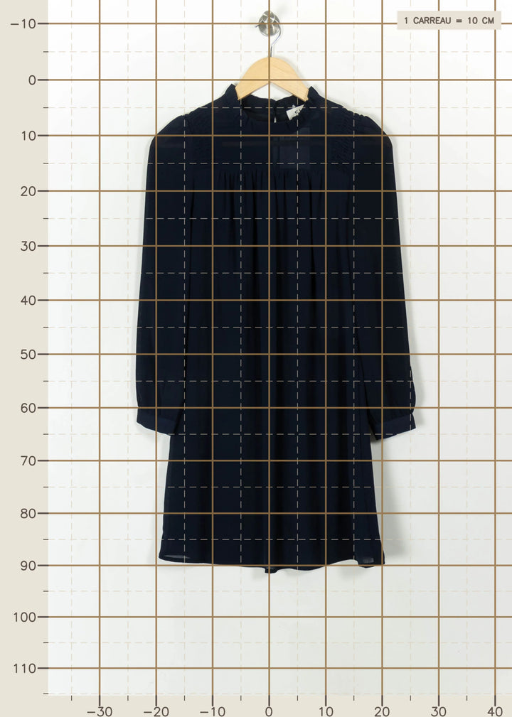 Robe Courte Bleue - Taille XS/34 de la marque Sud express | PARAD112461 - Vendu par Paradigme - Image 4