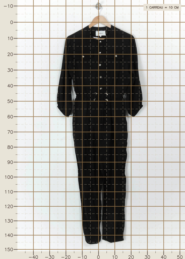 Combinaison Noire - Taille XS/34 de la marque ba&sh | PARAD112465 - Vendu par Paradigme - Image 4