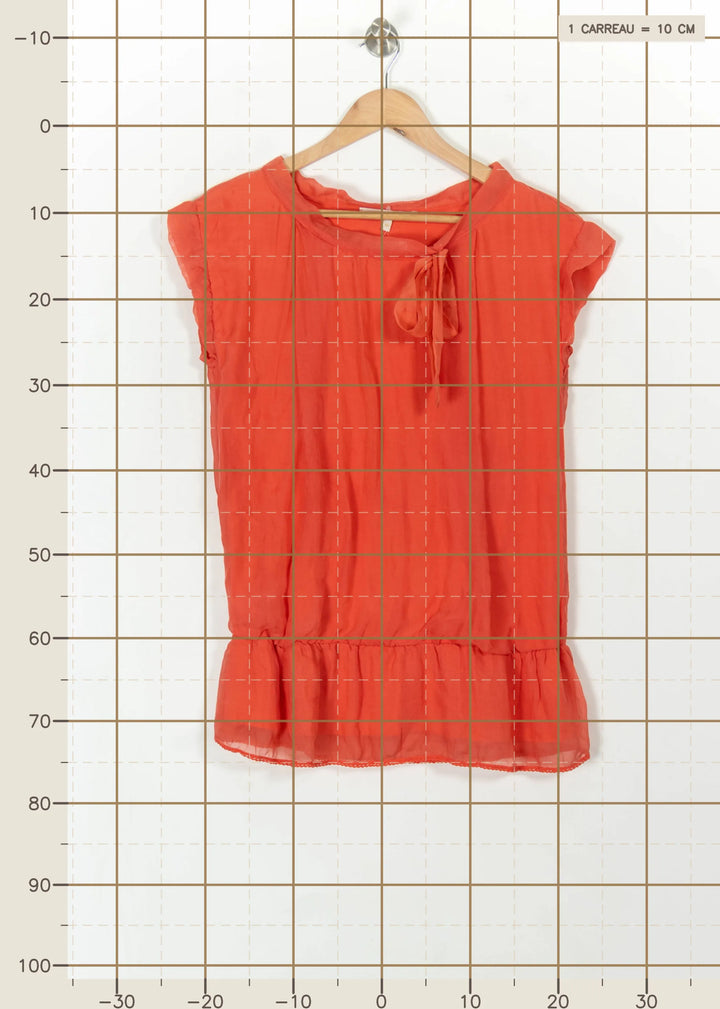 Blouse Rose - Taille L/40 de la marque La Fée Maraboutée | PARAD112470 - Vendu par Paradigme - Image 4
