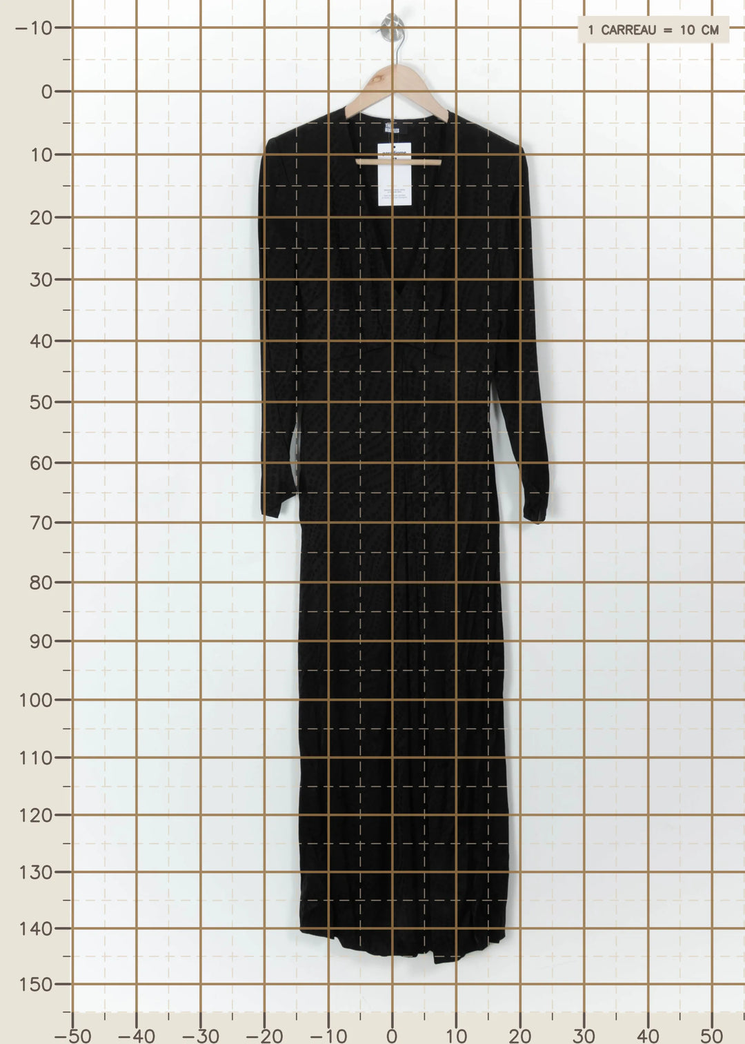 Robe Longue Noire - Taille S/36 de la marque The Kooples | PARAD112471 - Vendu par Paradigme - Image 4