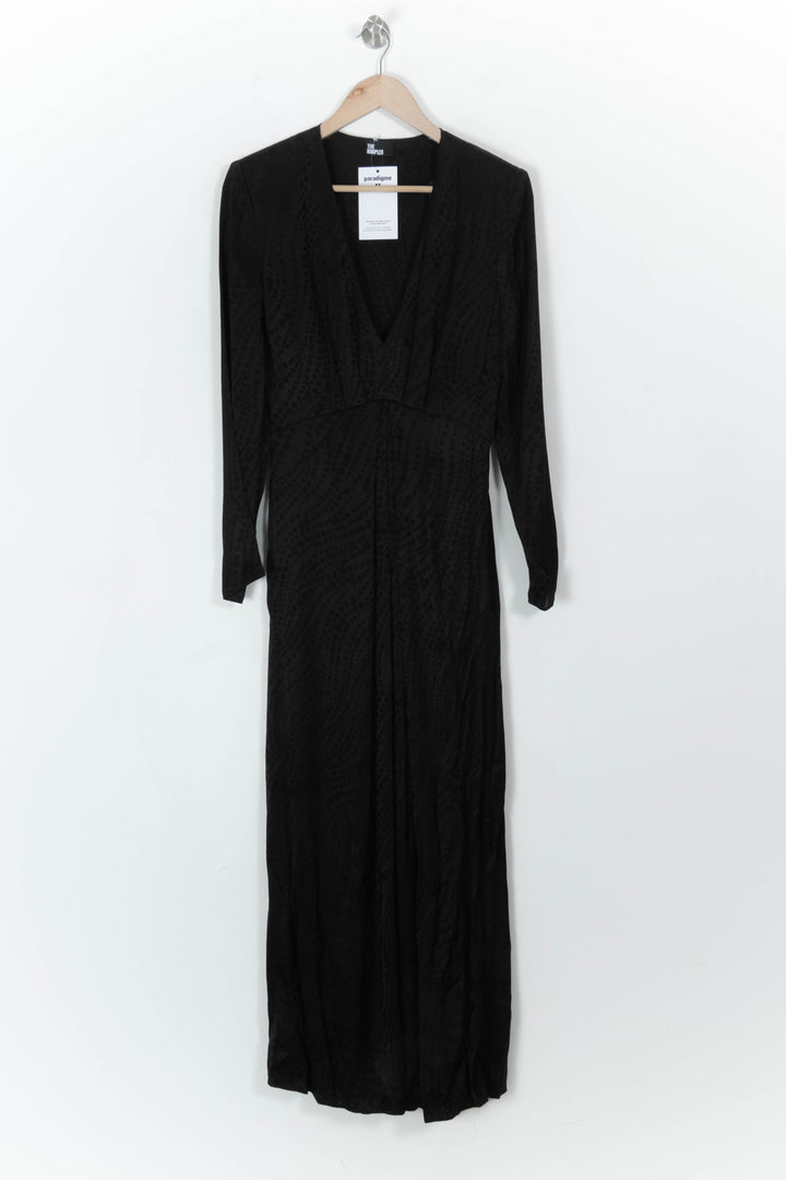 Robe Longue Noire - Taille S/36 de la marque The Kooples | PARAD112471 - Vendu par Paradigme - Image 2
