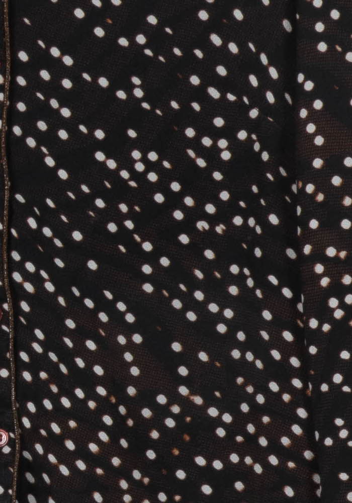 Chemise Noire à Pois Blancs - Taille S/36 de la marque One Step | PARAD112473 - Vendu par Paradigme - Image 3