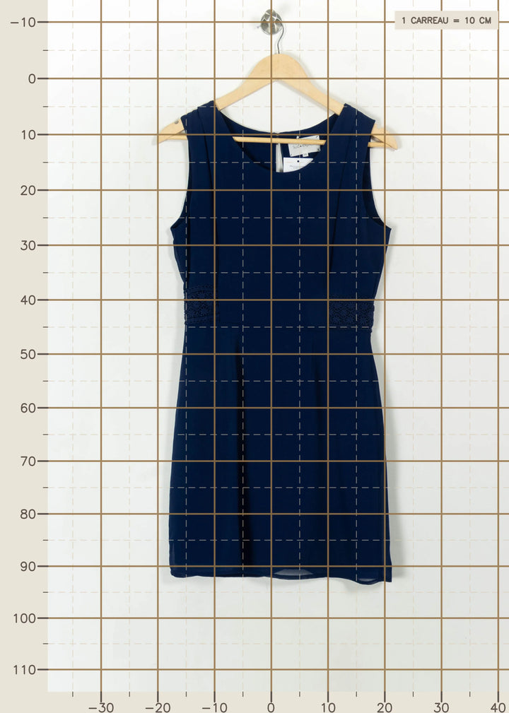 Robe Sans Manches Bleue - Taille M/38 de la marque Sud express | PARAD112476 - Vendu par Paradigme - Image 4