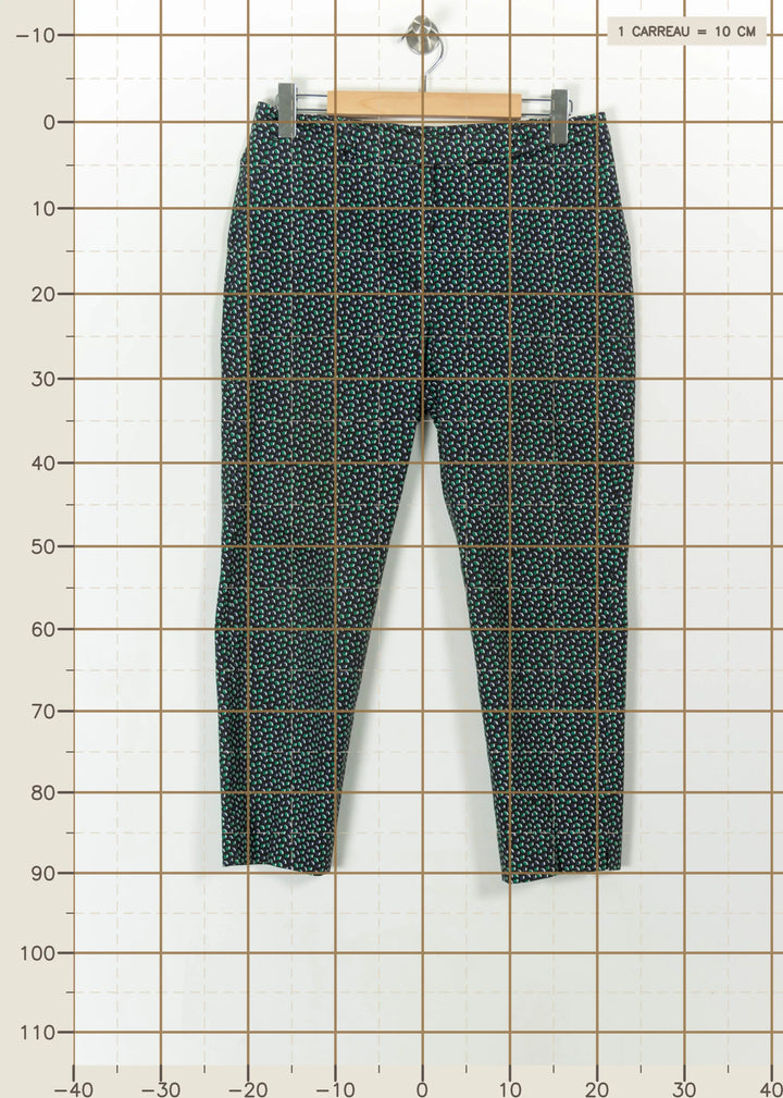 Pantalon Chino Noir et Vert - Taille XL/42 de la marque Maison 123 | PARAD112477 - Vendu par Paradigme - Image 4