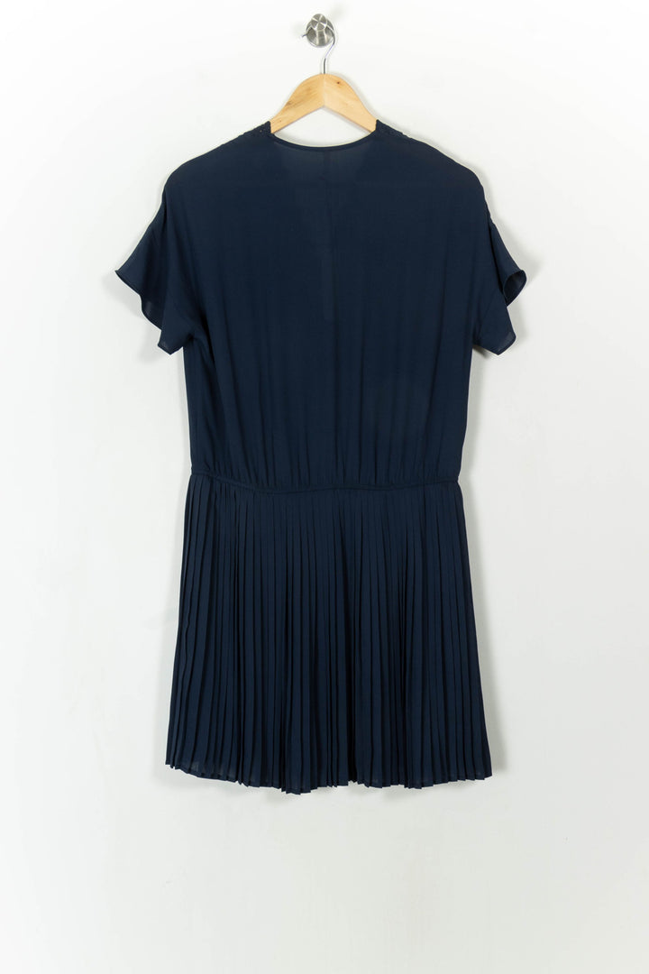 Robe Plissée Bleue - Taille L/40 de la marque I.Code | PARAD112483 - Vendu par Paradigme - Image 5