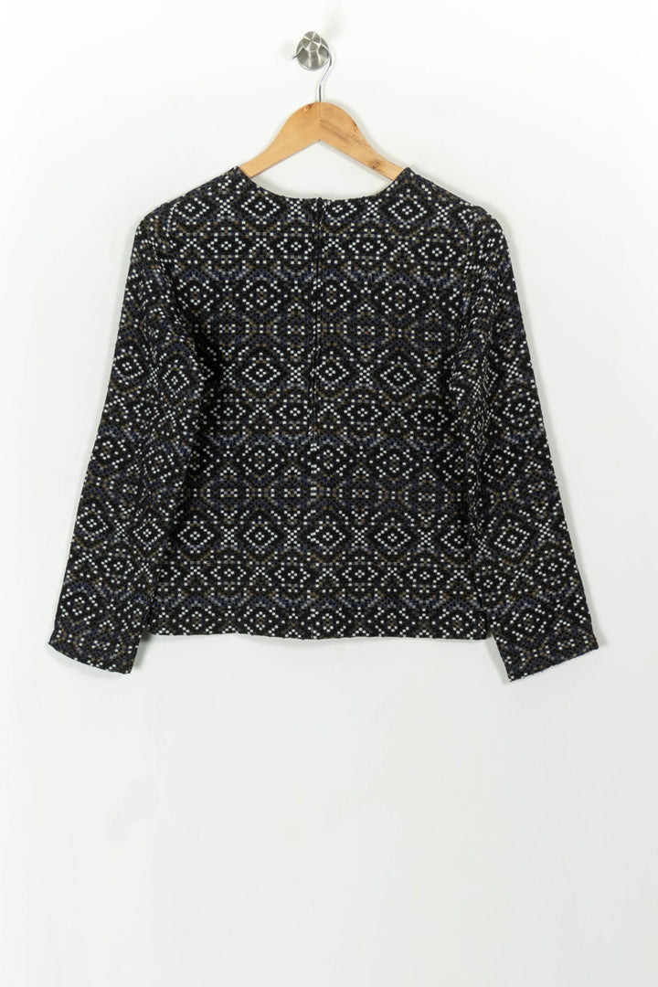 Blouse Noire et Blanche - Taille S/36 de la marque Sessùn | PARAD112484 - Vendu par Paradigme - Image 5