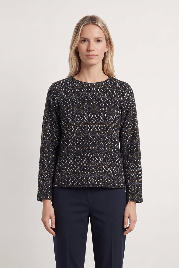 Blouse Noire et Blanche - Taille S/36 de la marque Sessùn | PARAD112484 - Vendu par Paradigme - Image 1