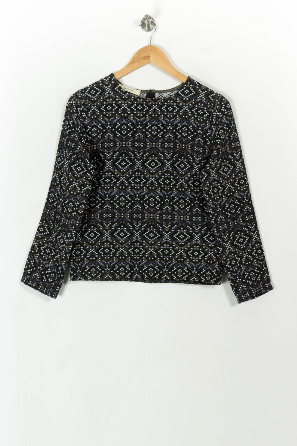 Blouse Noire et Blanche - Taille S/36 de la marque Sessùn | PARAD112484 - Vendu par Paradigme - Image 2