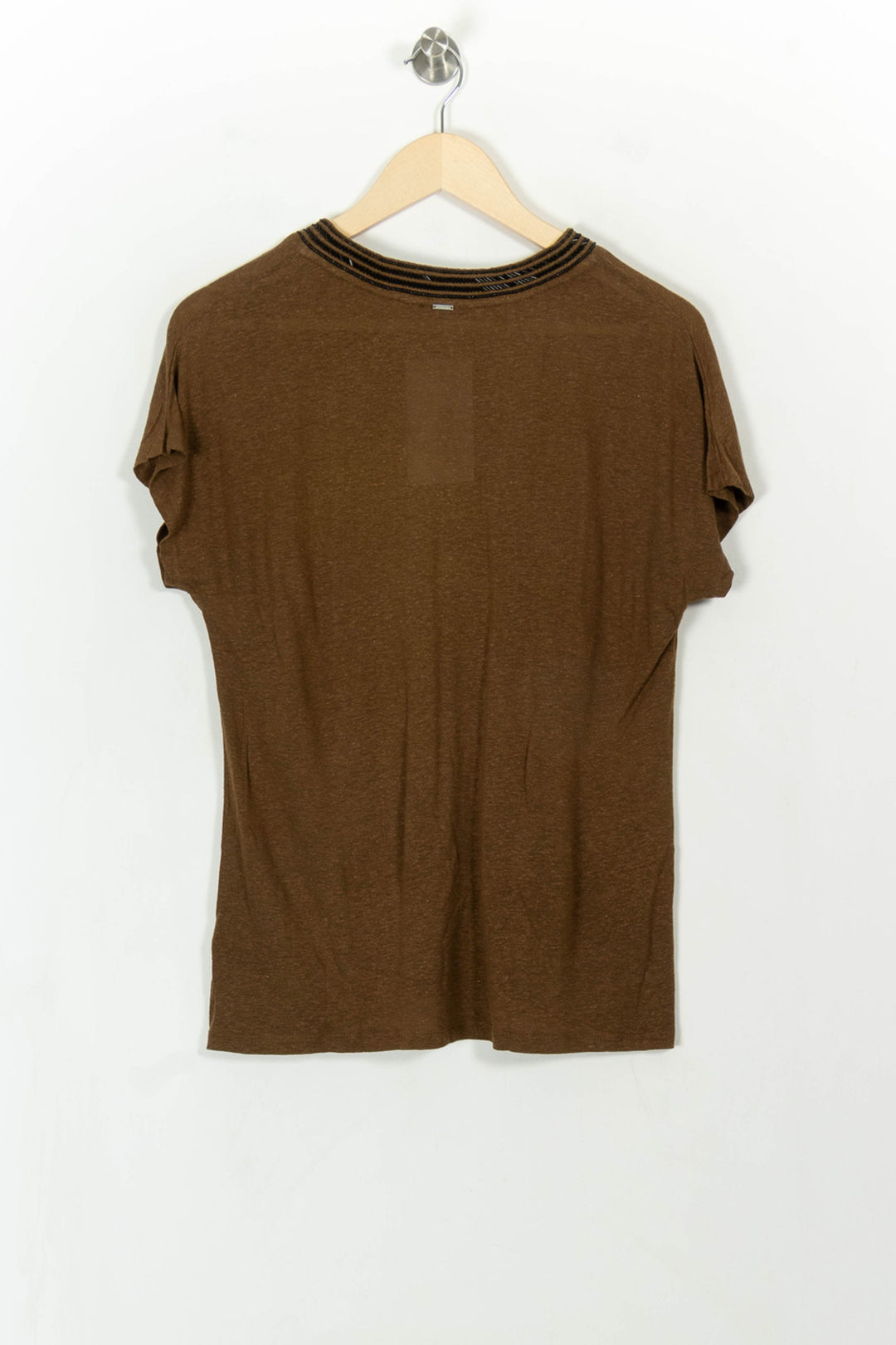 Tee-shirt Marron - Taille M/38 de la marque IKKS | PARAD112487 - Vendu par Paradigme - Image 5