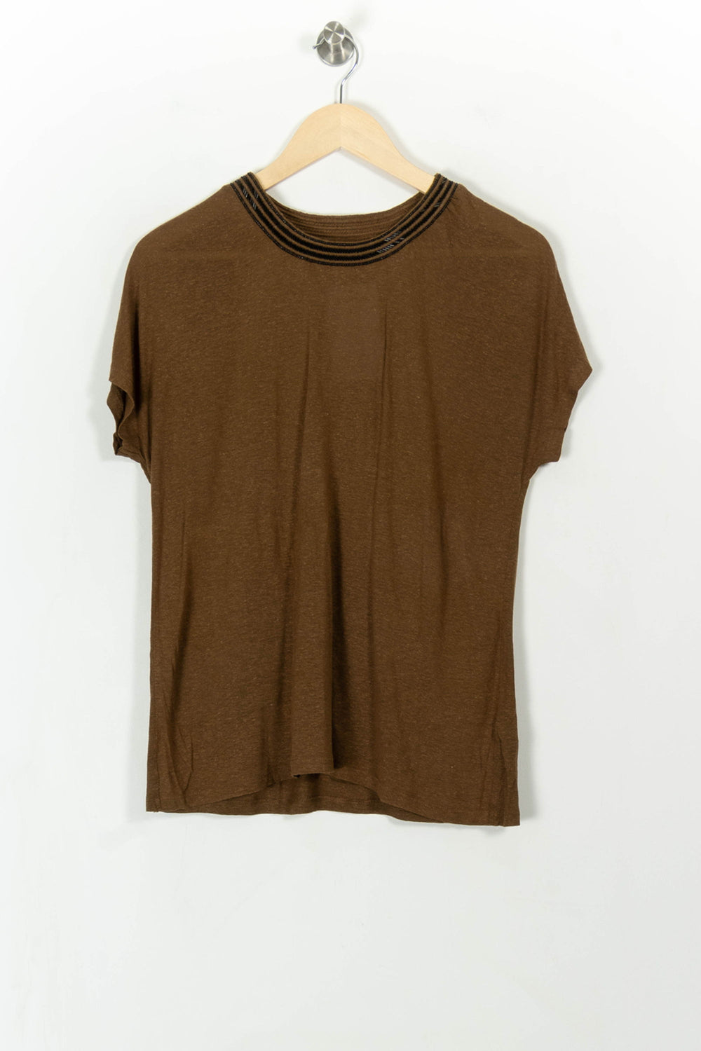 Tee-shirt Marron - Taille M/38 de la marque IKKS | PARAD112487 - Vendu par Paradigme - Image 2