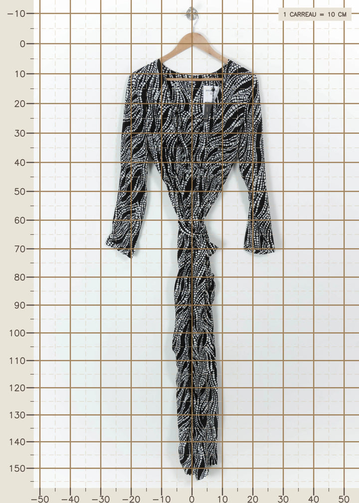Combinaison Noire et Blanche - Taille S/36 de la marque The Kooples | PARAD112491 - Vendu par Paradigme - Image 4