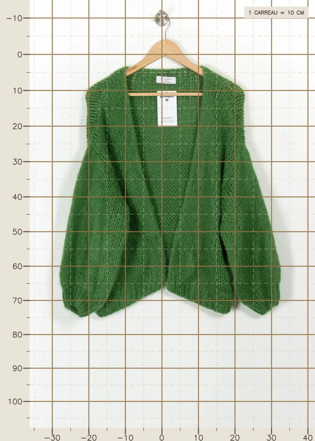 Cardigan Vert - Taille M/38 de la marque Opullence | PARAD112495 - Vendu par Paradigme - Image 4