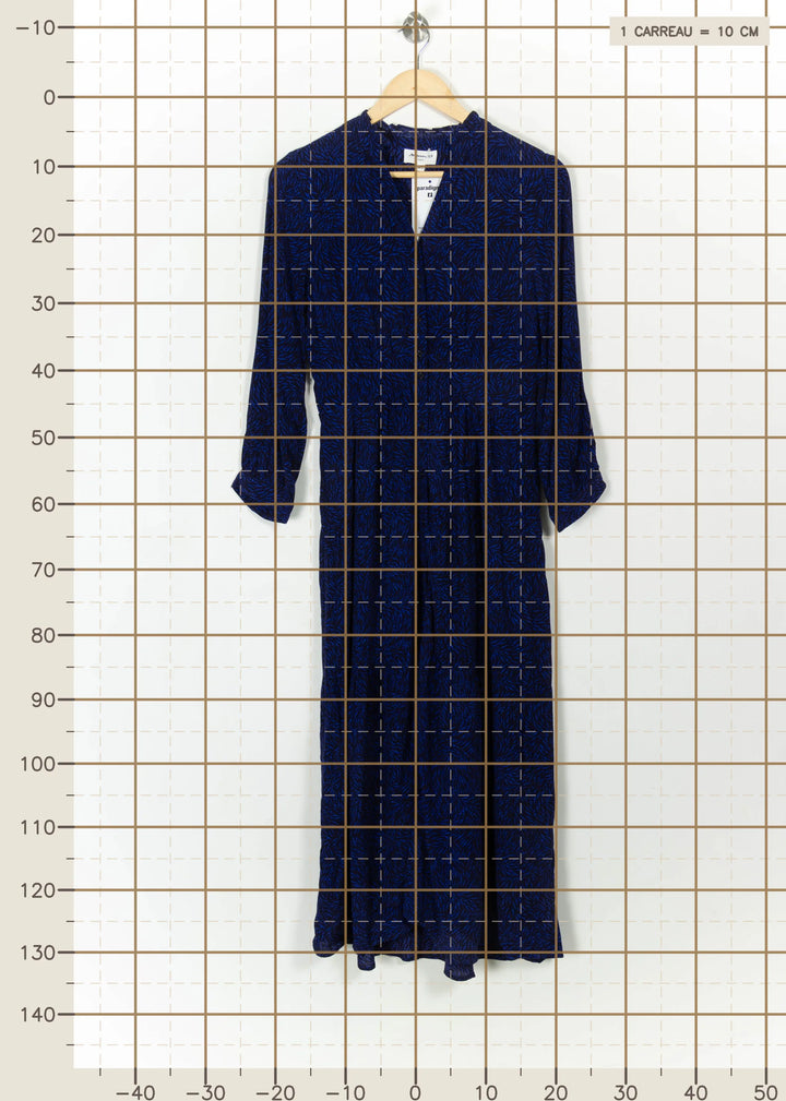 Robe Longue Bleue - Taille XS/34 de la marque Maison 123 | PARAD112496 - Vendu par Paradigme - Image 4