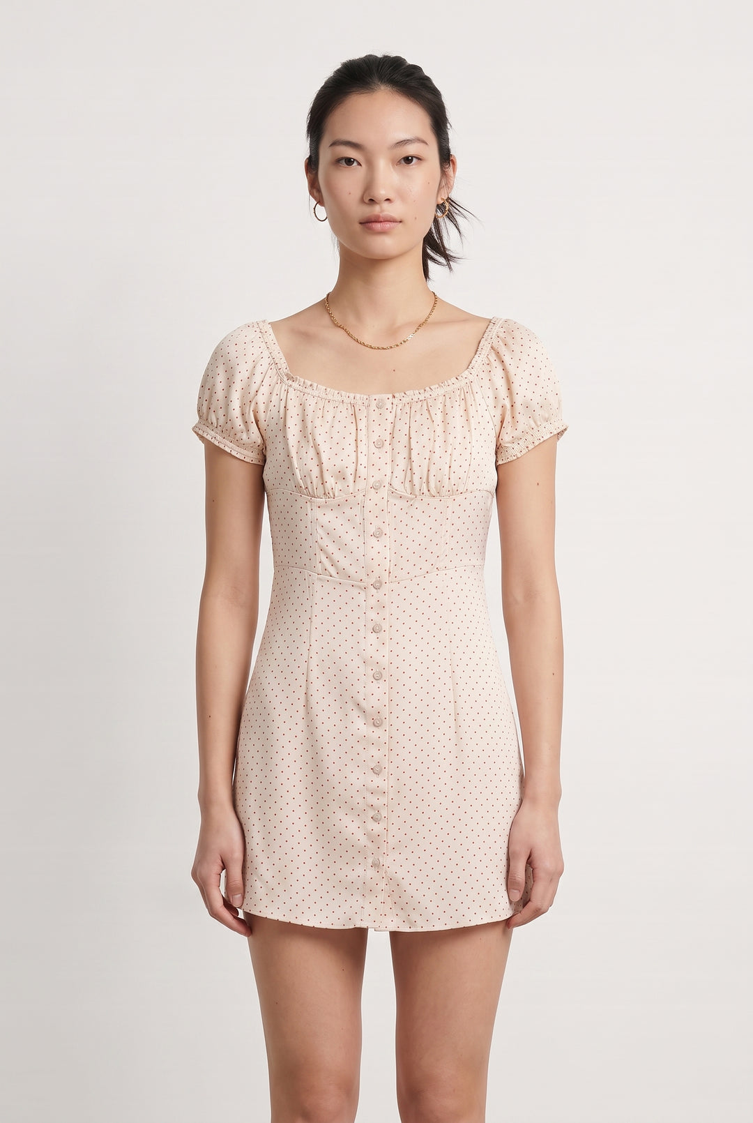 Blouse Rose à Pois Rouges - Taille S/36 de la marque From Future | PARAD11250 - Vendu par Paradigme - Image 1