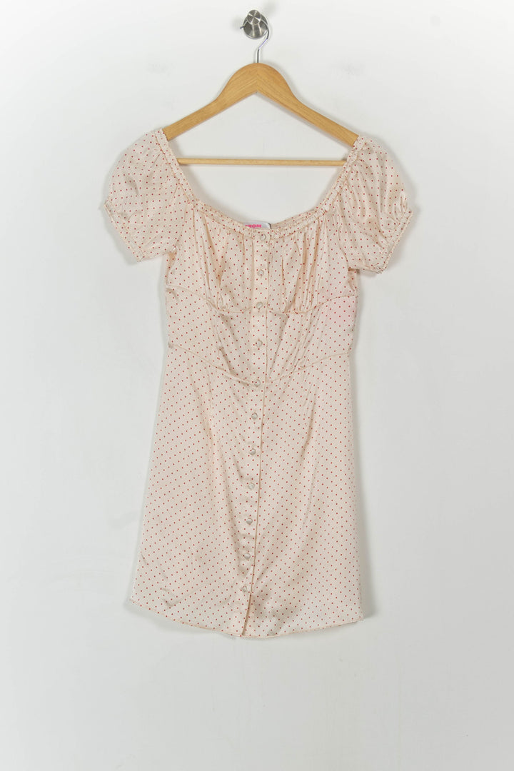 Blouse Rose à Pois Rouges - Taille S/36 de la marque From Future | PARAD11250 - Vendu par Paradigme - Image 2