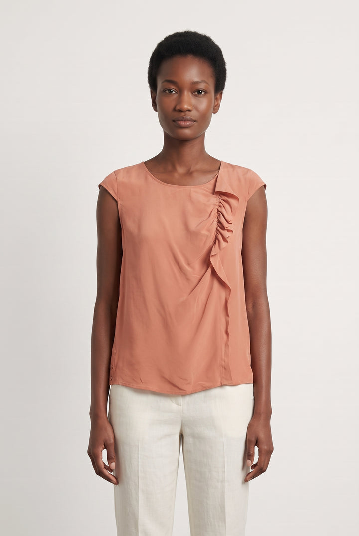 Blouse Orange - Taille XS/34 de la marque Comptoir des Cotonniers | PARAD112501 - Vendu par Paradigme - Image 1