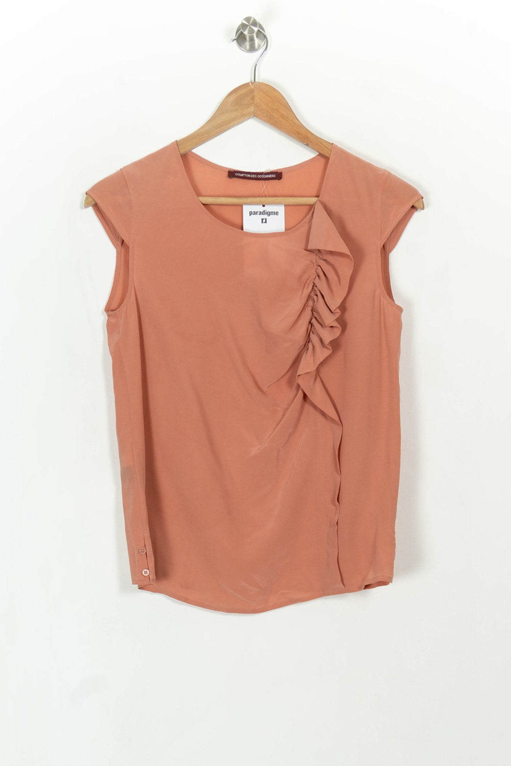 Blouse Orange - Taille XS/34 de la marque Comptoir des Cotonniers | PARAD112501 - Vendu par Paradigme - Image 2
