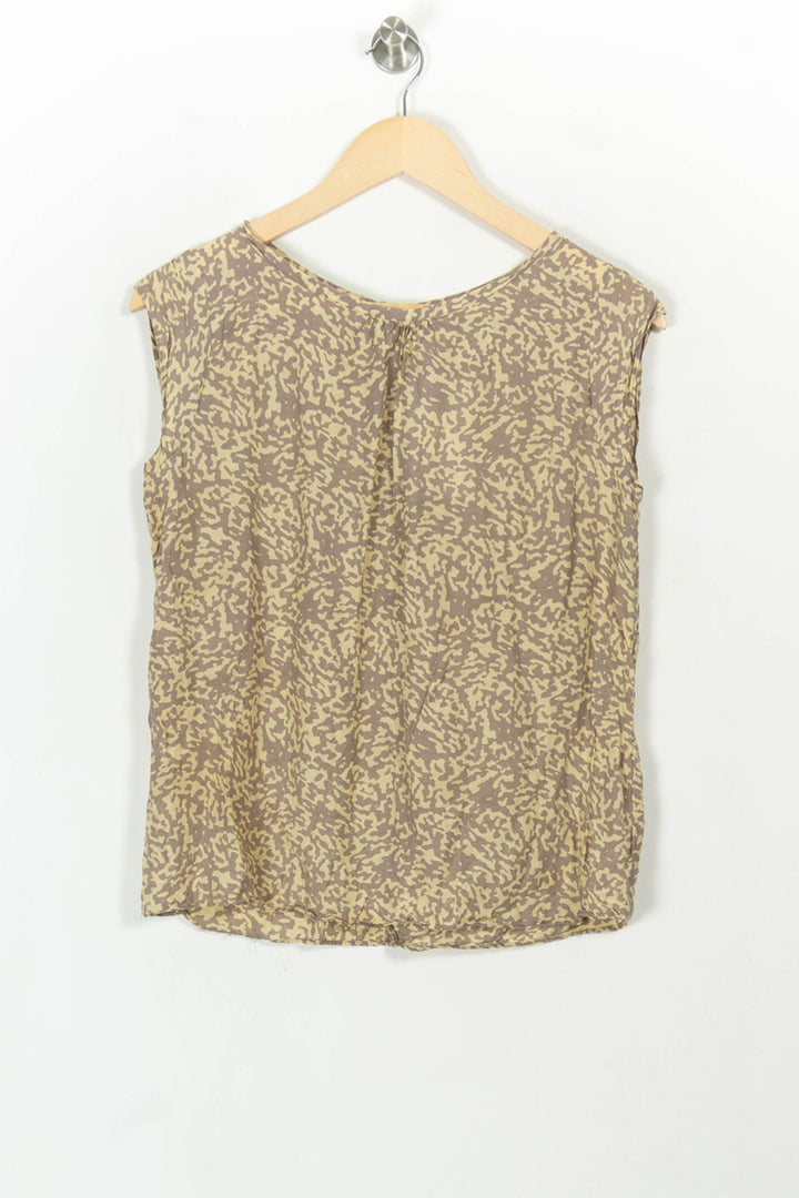 Blouse Jaune et Beige - Taille M/38 de la marque Sud express | PARAD112506 - Vendu par Paradigme - Image 2