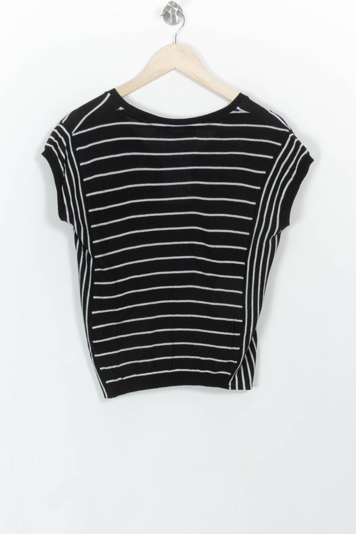 Tee-shirt Noir et Blanc - Taille XS/34 de la marque La Fée Maraboutée | PARAD112507 - Vendu par Paradigme - Image 5