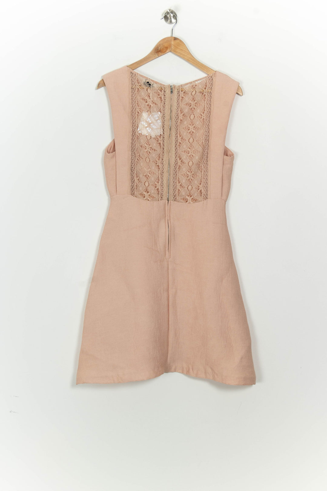 Robe Courte Rose Poudré - Taille L/40 de la marque Sandro | PARAD11251 - Vendu par Paradigme - Image 5