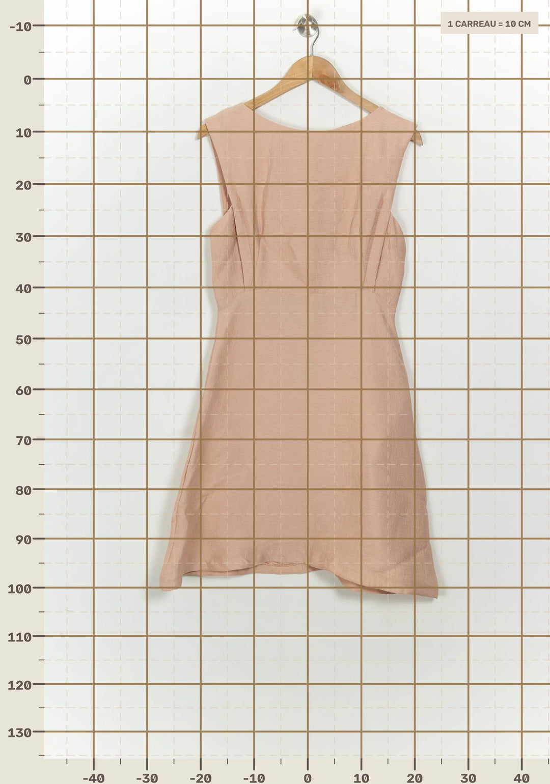Robe Courte Rose Poudré - Taille L/40 de la marque Sandro | PARAD11251 - Vendu par Paradigme - Image 4