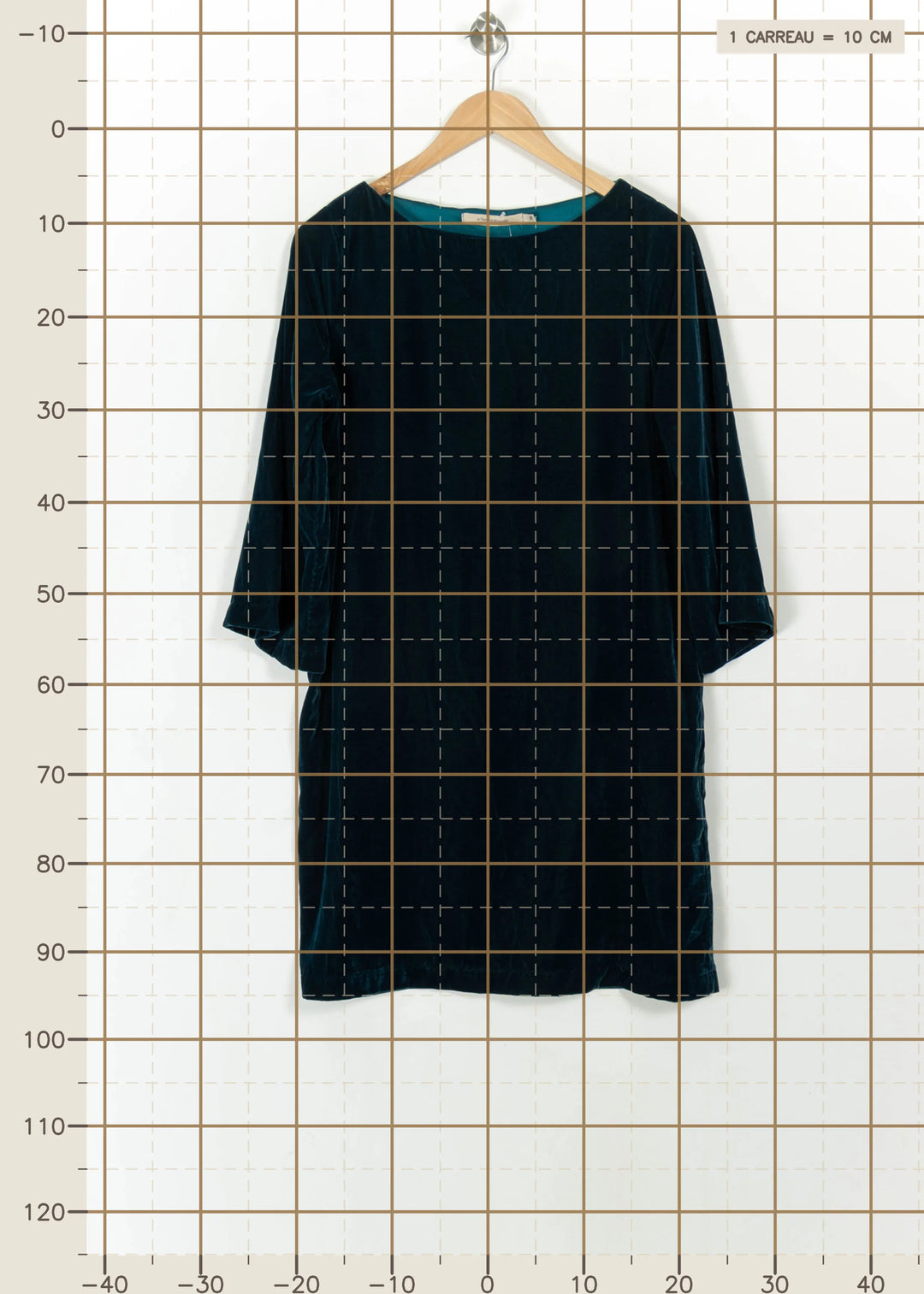 Robe Verte - Taille S/36 de la marque La Fée Maraboutée | PARAD112510 - Vendu par Paradigme - Image 4