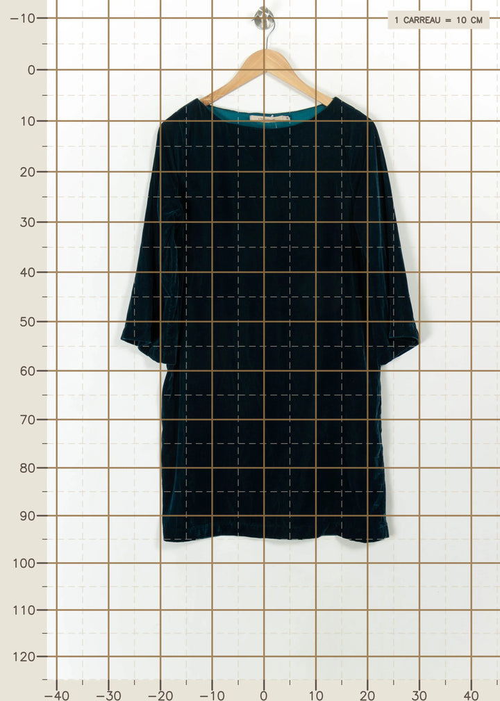 Robe Verte - Taille S/36 de la marque La Fée Maraboutée | PARAD112510 - Vendu par Paradigme - Image 4