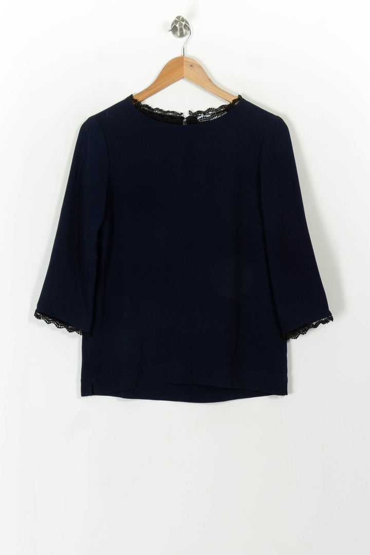 Blouse Bleue et Noire - Taille S/36 de la marque Gerard Darel | PARAD112511 - Vendu par Paradigme - Image 2