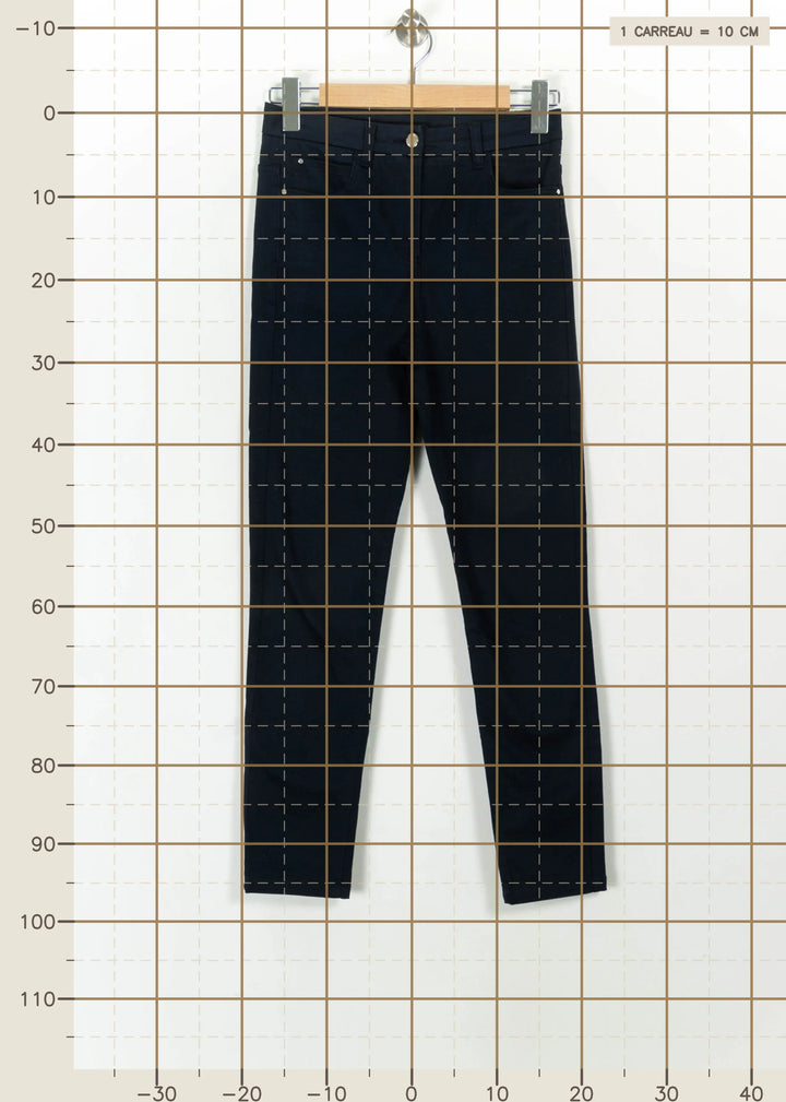 Jean Bleu - Taille S/36 de la marque Caroll | PARAD112512 - Vendu par Paradigme - Image 4