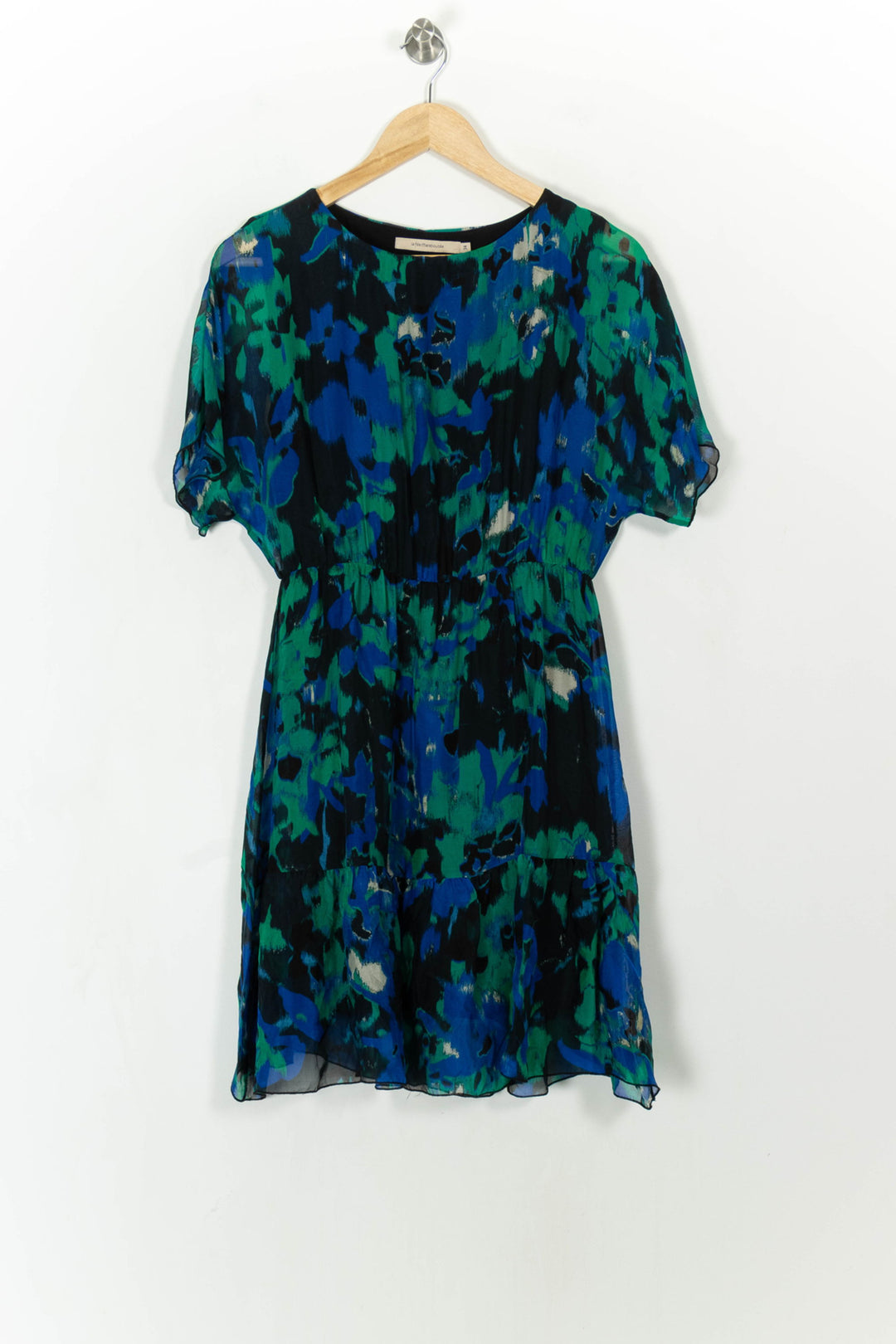Robe Bleu et Verte - Taille XS/34 de la marque La Fée Maraboutée | PARAD112513 - Vendu par Paradigme - Image 2