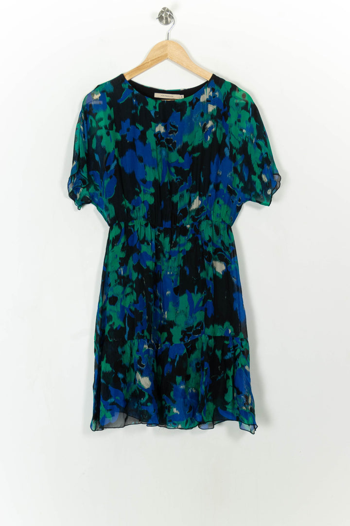 Robe Bleu et Verte - Taille XS/34 de la marque La Fée Maraboutée | PARAD112513 - Vendu par Paradigme - Image 2