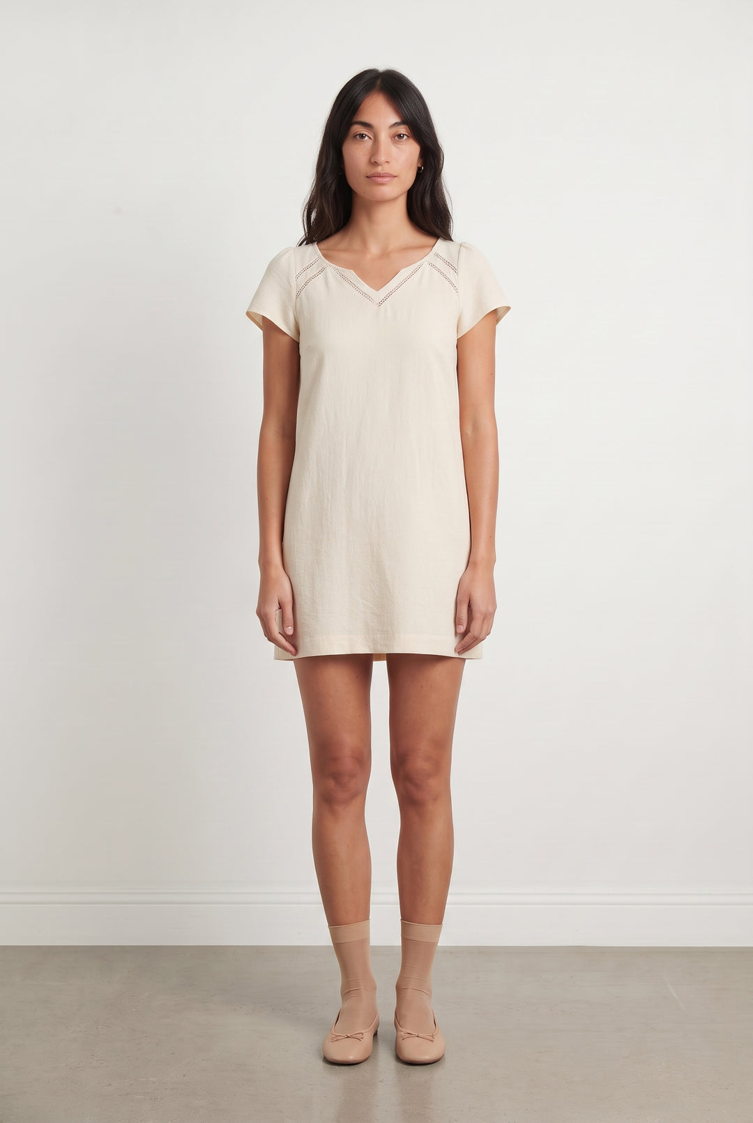 Robe Courte Beige - Taille S/36 de la marque Pablo | PARAD112514 - Vendu par Paradigme - Image 1