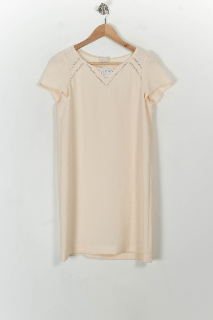 Robe Courte Beige - Taille S/36 de la marque Pablo | PARAD112514 - Vendu par Paradigme - Image 2
