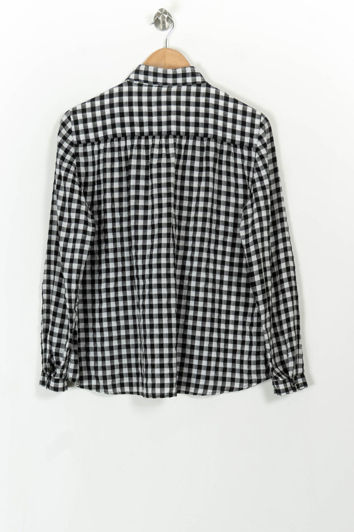 Chemise Noire et Blanche - Taille L/40 de la marque Caroll | PARAD112517 - Vendu par Paradigme - Image 5