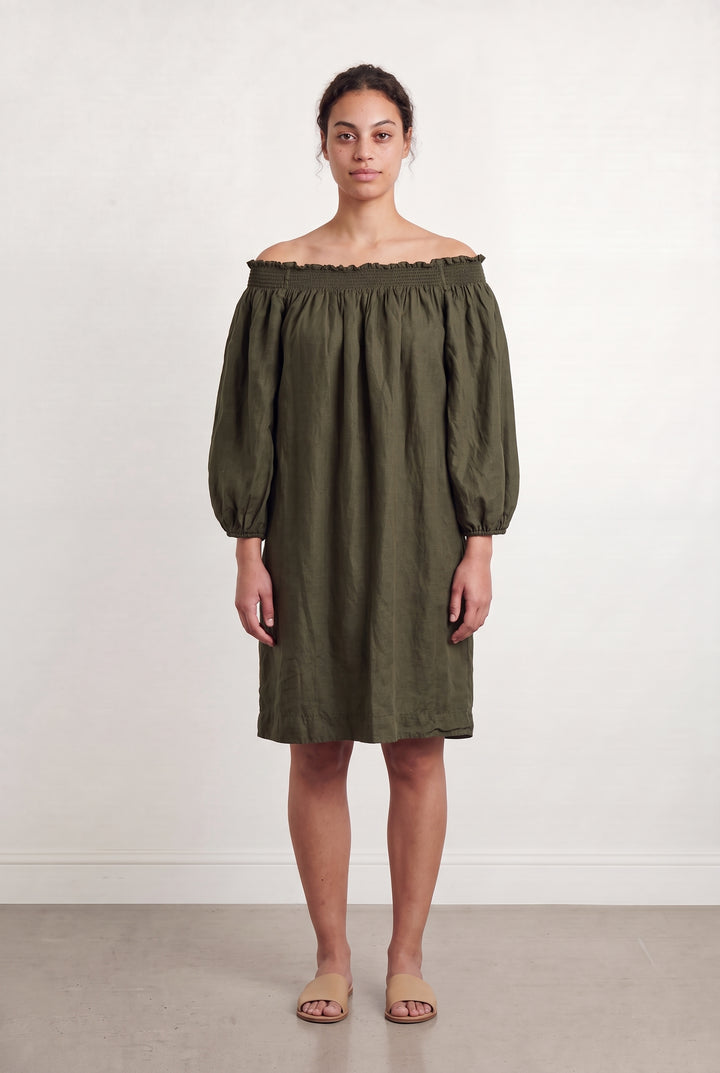 Robe Midi Verte - Taille L/40 de la marque ZAPA | PARAD112519 - Vendu par Paradigme - Image 1