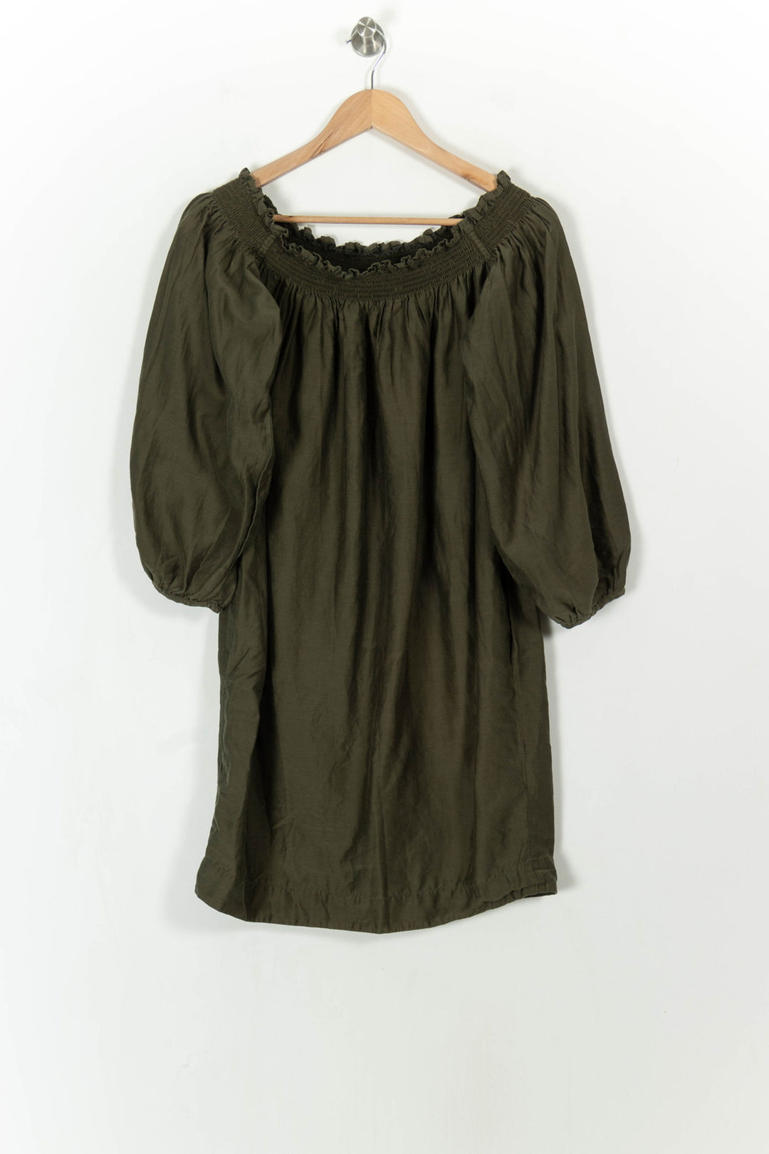 Robe Midi Verte - Taille L/40 de la marque ZAPA | PARAD112519 - Vendu par Paradigme - Image 2