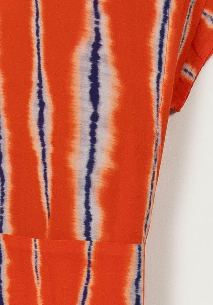 Robe Courte Orange et Bleu - Taille S/36 de la marque One Step | PARAD112520 - Vendu par Paradigme - Image 3
