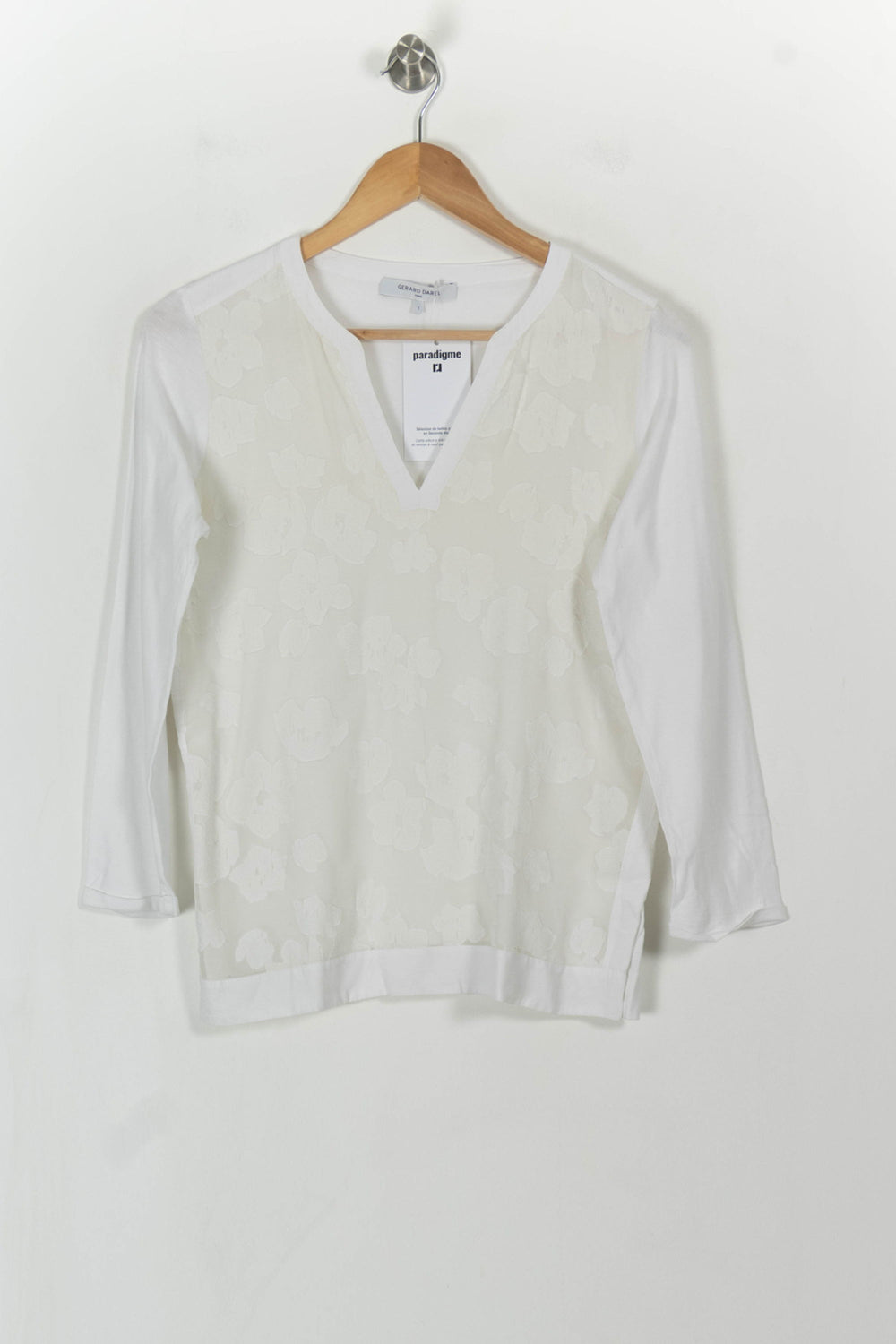 Blouse Blanche - Taille S/36 de la marque Gerard Darel | PARAD112524 - Vendu par Paradigme - Image 2