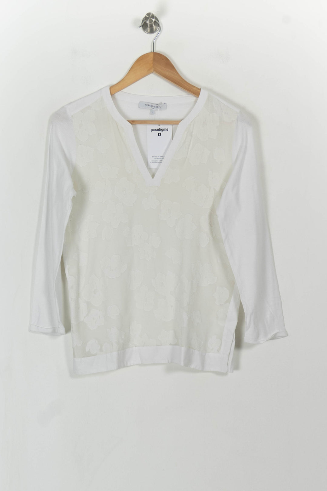 Blouse Blanche - Taille S/36 de la marque Gerard Darel | PARAD112524 - Vendu par Paradigme - Image 2