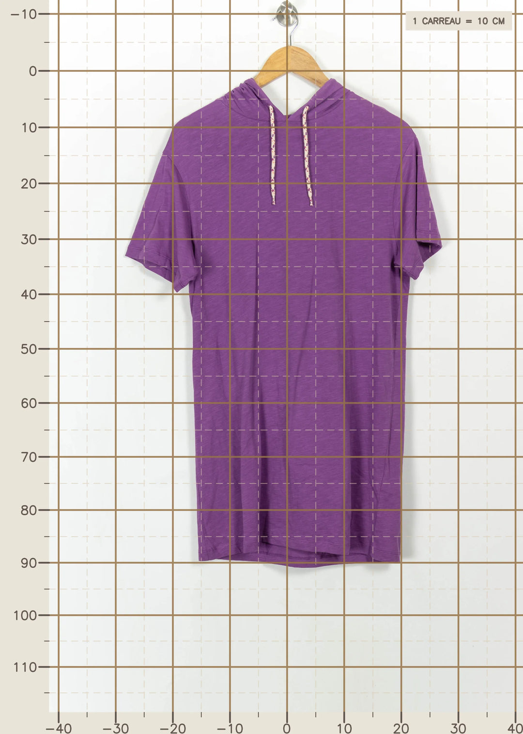 Robe Sweat Violet - Taille XS/34 de la marque Des petits hauts | PARAD112526 - Vendu par Paradigme - Image 4