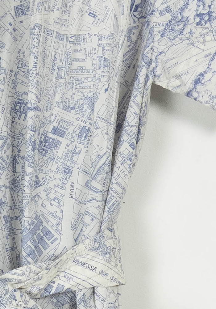 Robe longue bleu et blanc - Taille XS/34 de la marque Vanessa Bruno | PARAD112527 - Vendu par Paradigme - Image 3