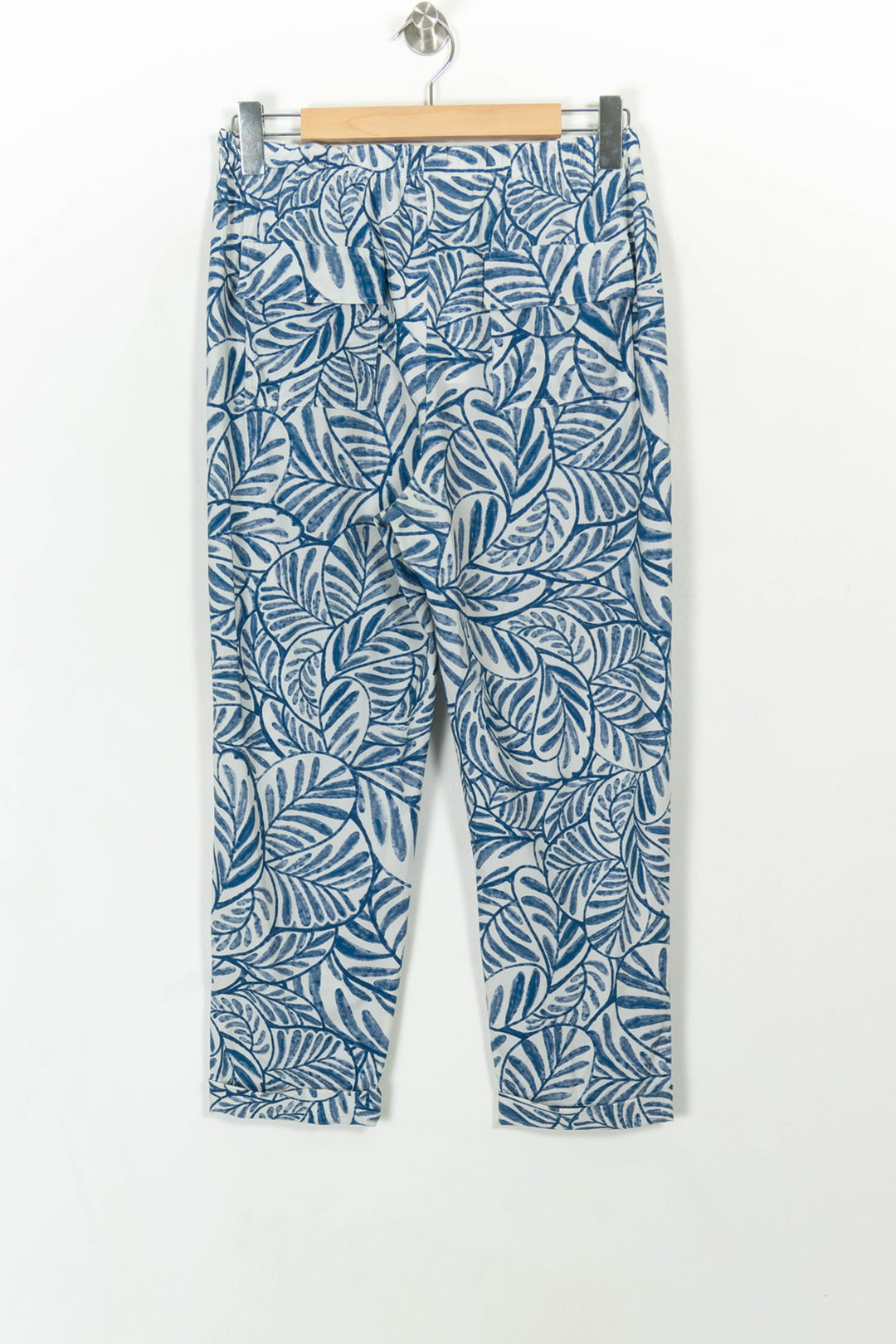 Pantalon Imprimé Bleu et Blanc - Taille M/38 de la marque Indies | PARAD112528 - Vendu par Paradigme - Image 5