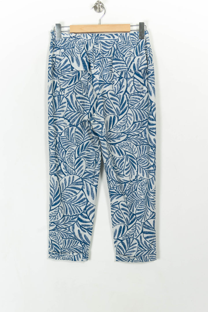 Pantalon Imprimé Bleu et Blanc - Taille M/38 de la marque Indies | PARAD112528 - Vendu par Paradigme - Image 5