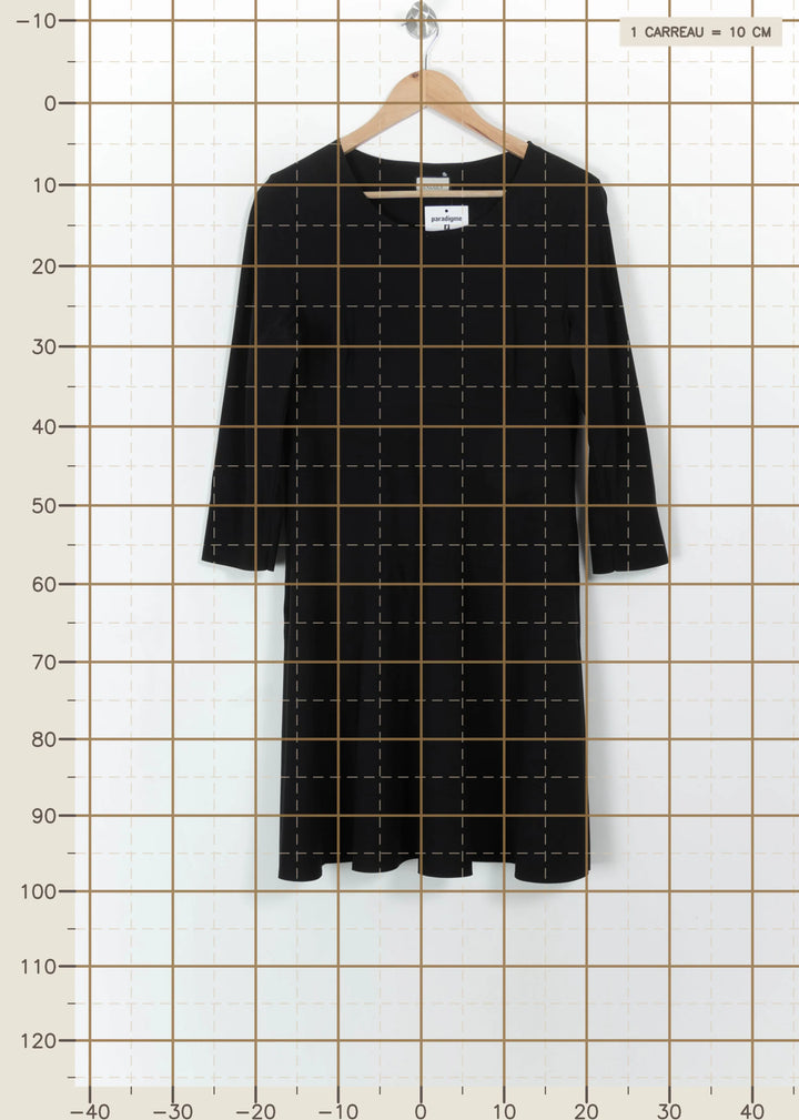 Robe Noire - Taille XL/42 de la marque Indies | PARAD112530 - Vendu par Paradigme - Image 4