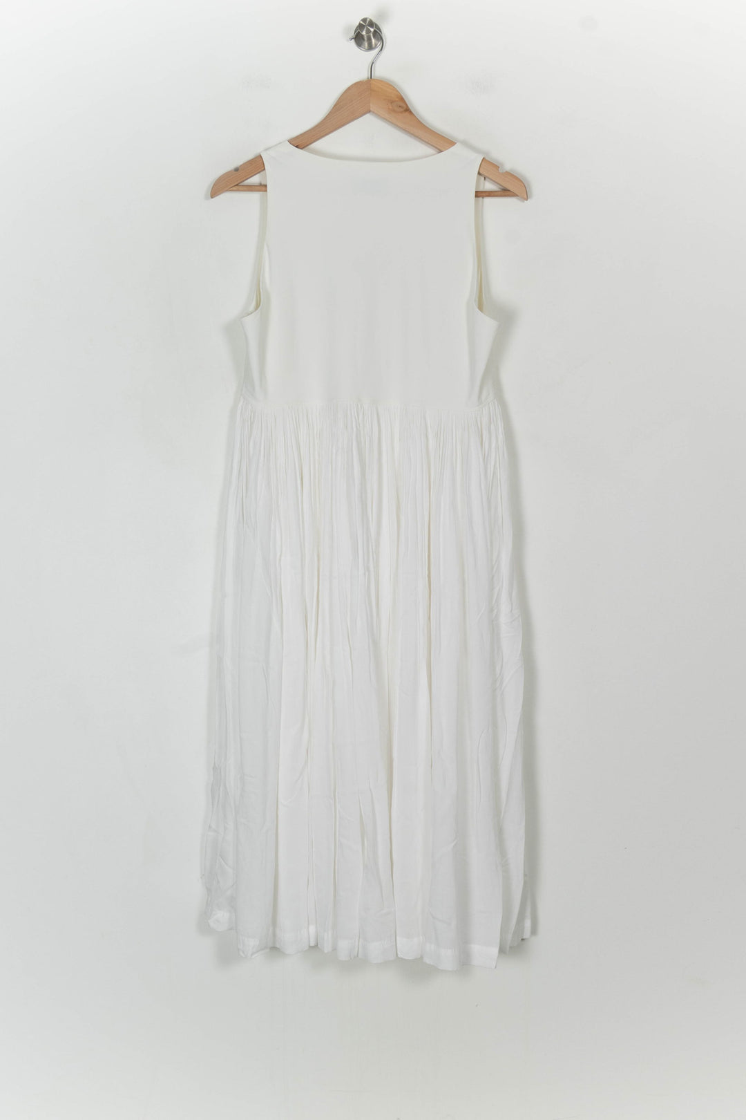 Robe Longue Blanche - Taille L/40 de la marque Indies | PARAD112531 - Vendu par Paradigme - Image 5