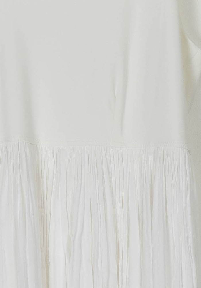 Robe Longue Blanche - Taille L/40 de la marque Indies | PARAD112531 - Vendu par Paradigme - Image 3